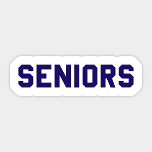 SENIORS Sticker